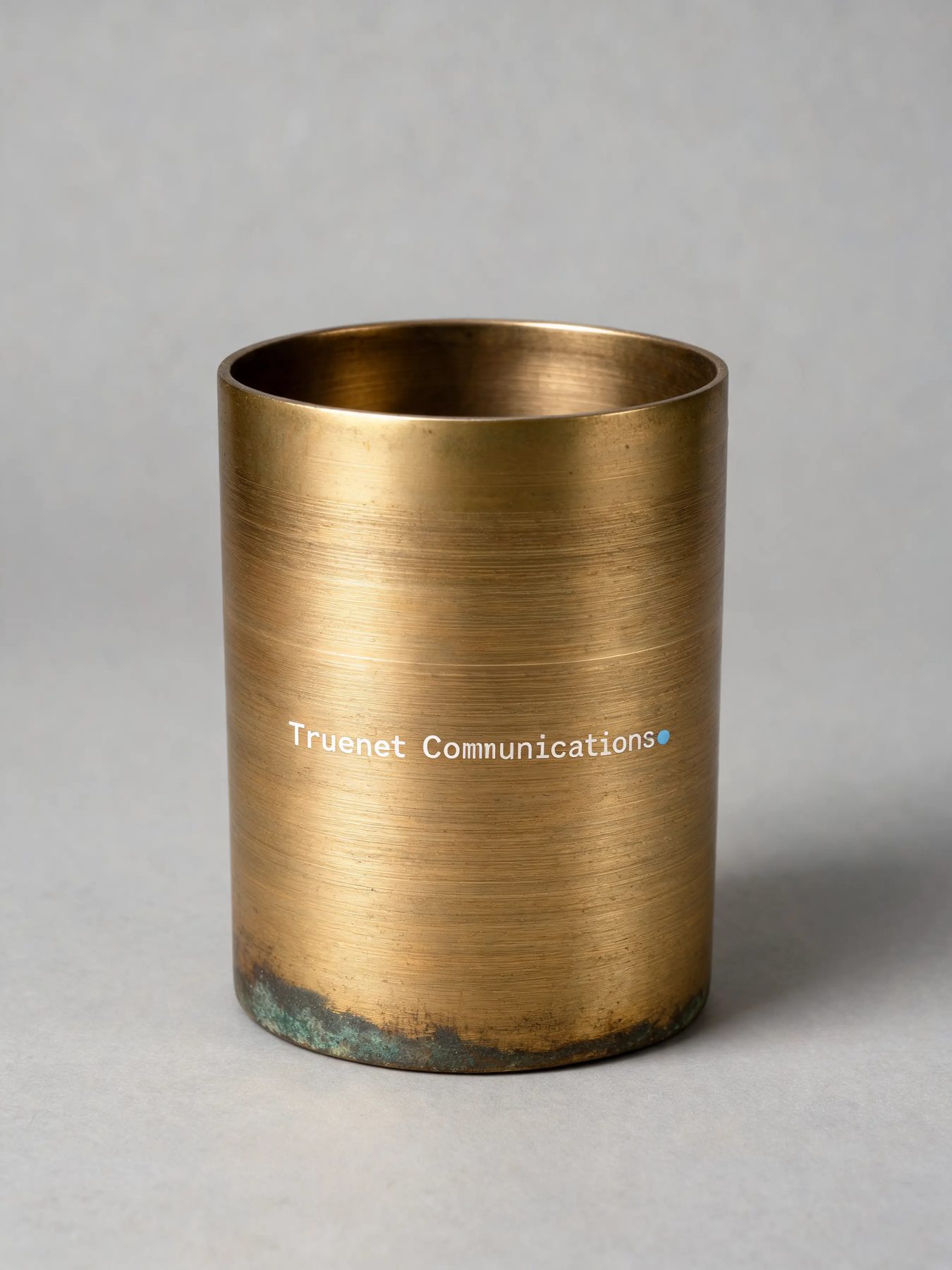 Unlacquered Brass Pen Cup