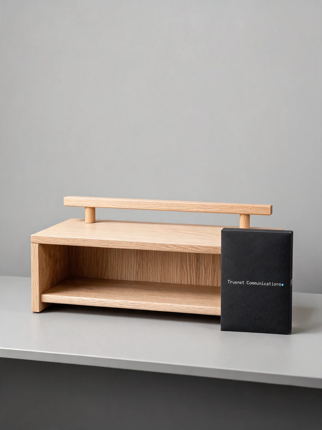 Oak Monitor Stand